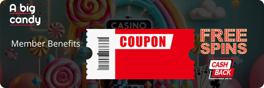 A Big Candy Casino Member Benefits