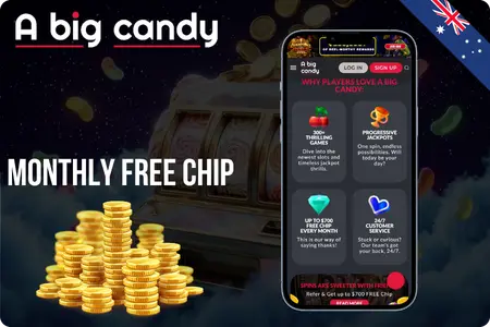 A Big Candy Casino club rewards